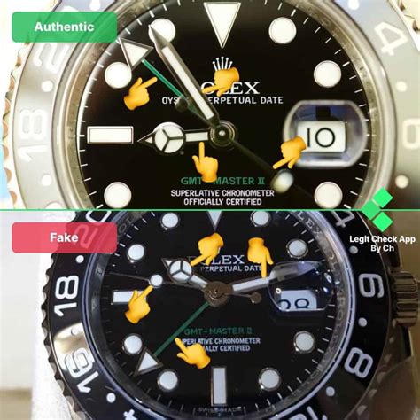 how to spot a fake rolex gmt master ii|rolex gmt master ii pepsi.